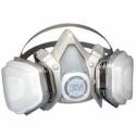 3M Half Facepiece Disposable Respirator Assembly 52P71, Organic Vapor/P95 Respiratory Protection, Medium